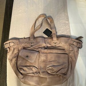 We The Free Blush Leather Tote